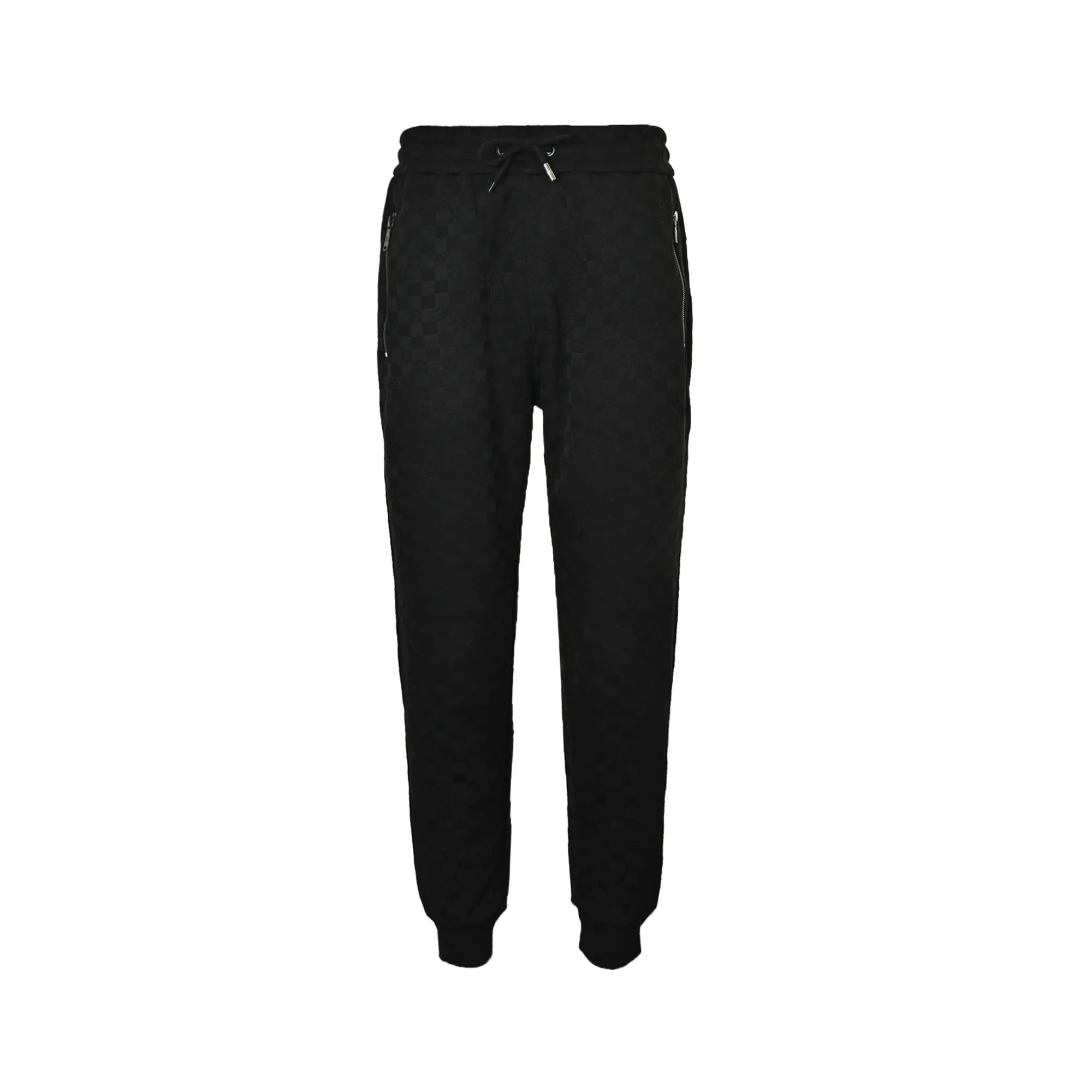 Louis Vuitton/Louis Vuitton logo checkerboard pocket zipper trousers